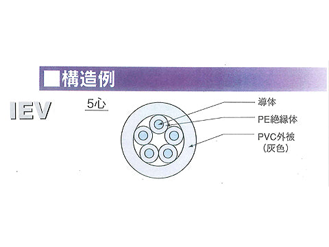 IEV0.6520100｜インターホンケーブル100M巻