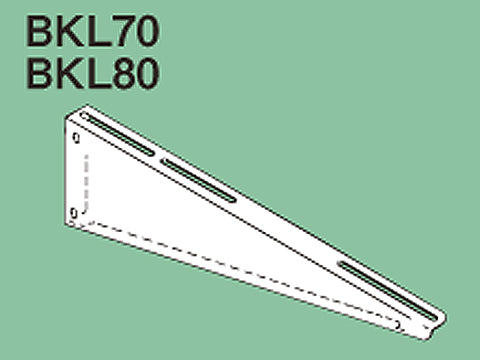 BKL70|壁面用ブラケット 左折